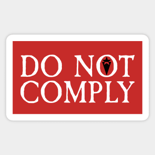 Do not comply Sticker